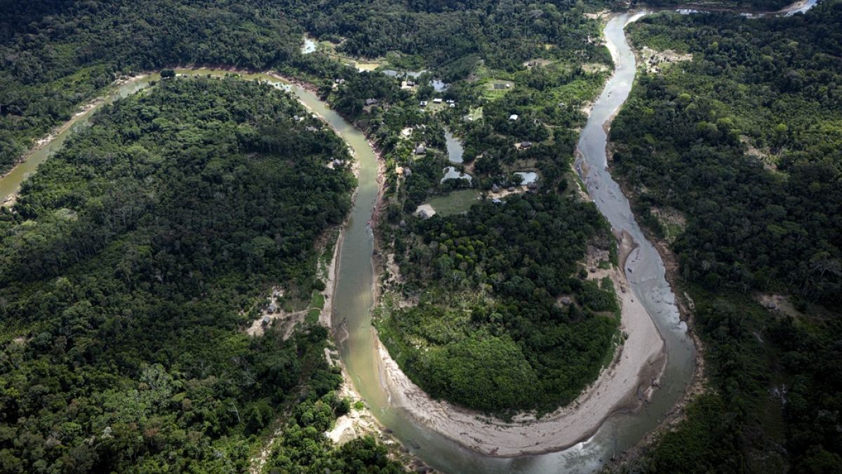 Ashaninka's territory sits along the winding Amonia River in Acre state, Brazil