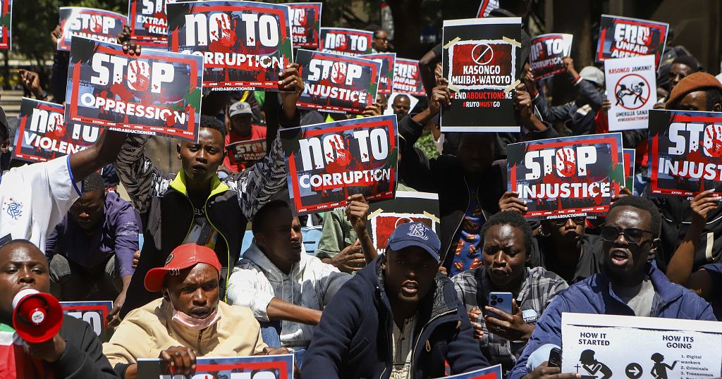 Kenyans protest in Nairobi for end to abductions targeting government critics