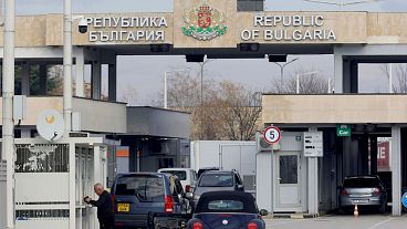 The Bulgarian border The Bulgarian border
