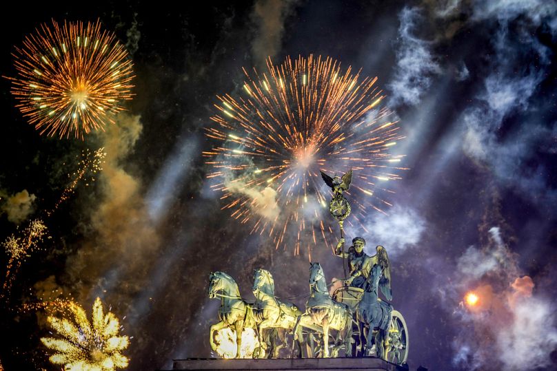 Fuegos artificiales en Berlín