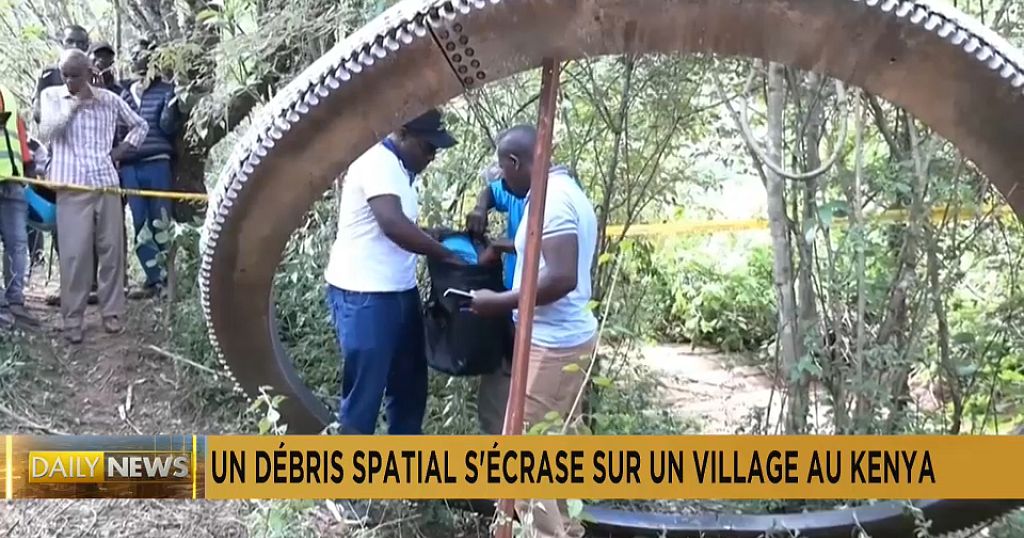 Metallic space object crashes in Kenyan village