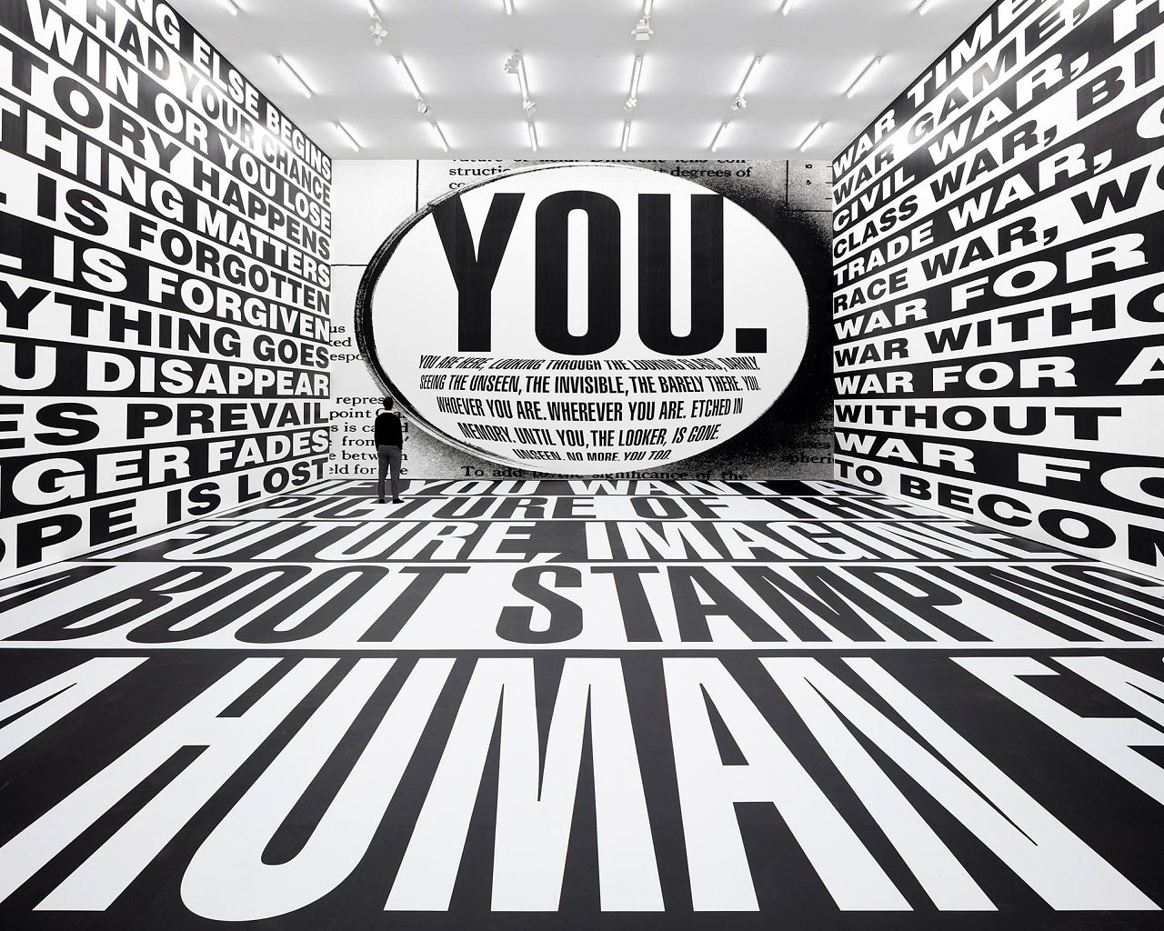 The Guggenheim Museum Bilbao will be presenting the first survey exhibition in Spain of work by Barbara Kruger. 