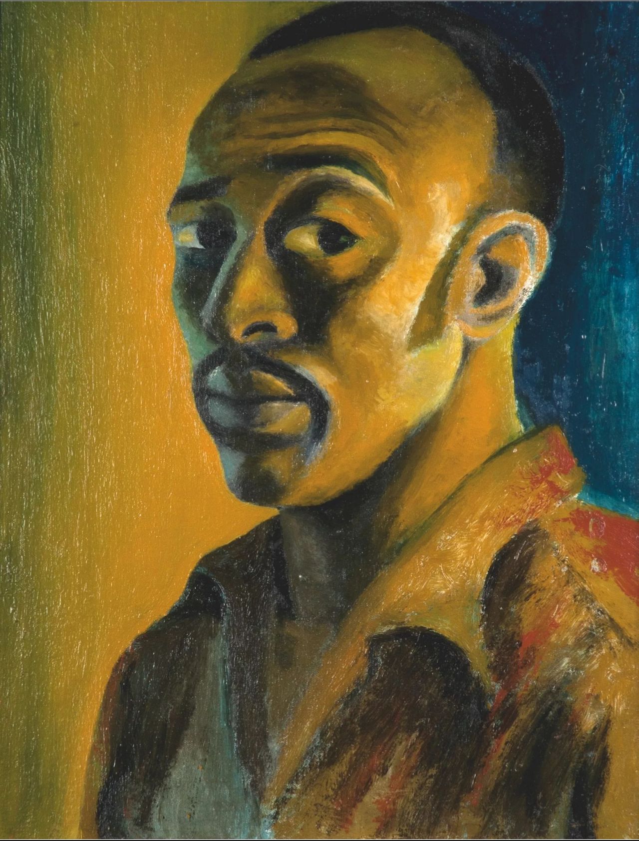 'Autoportrait' by Gérard Sékoto, 1947.