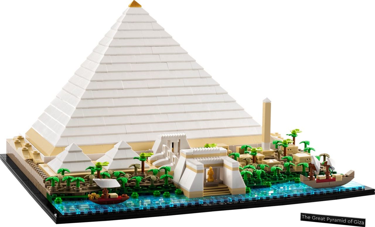 The Great Pyramid of Giza in LEGO form 