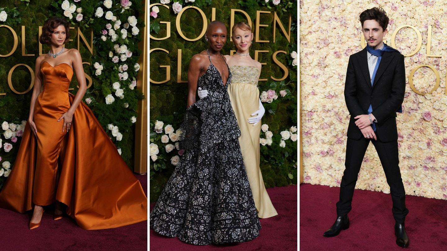 Zendaya, Ariana Grande and Timothe Chalamet: Best dressed celebs at Golden Globes 2025 | Euronews Zendaya, Ariana Grande and Timothe Chalamet: Best dressed celebs at Golden Globes 2025 | Euronews