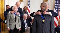 Denzel Washington, Ralph Lauren and more receive the highest US civilian honour at the White House