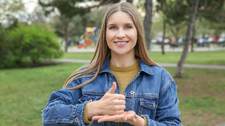 Here's how deaf educators drew climate change into sign language. Here's how deaf educators drew climate change into sign language.