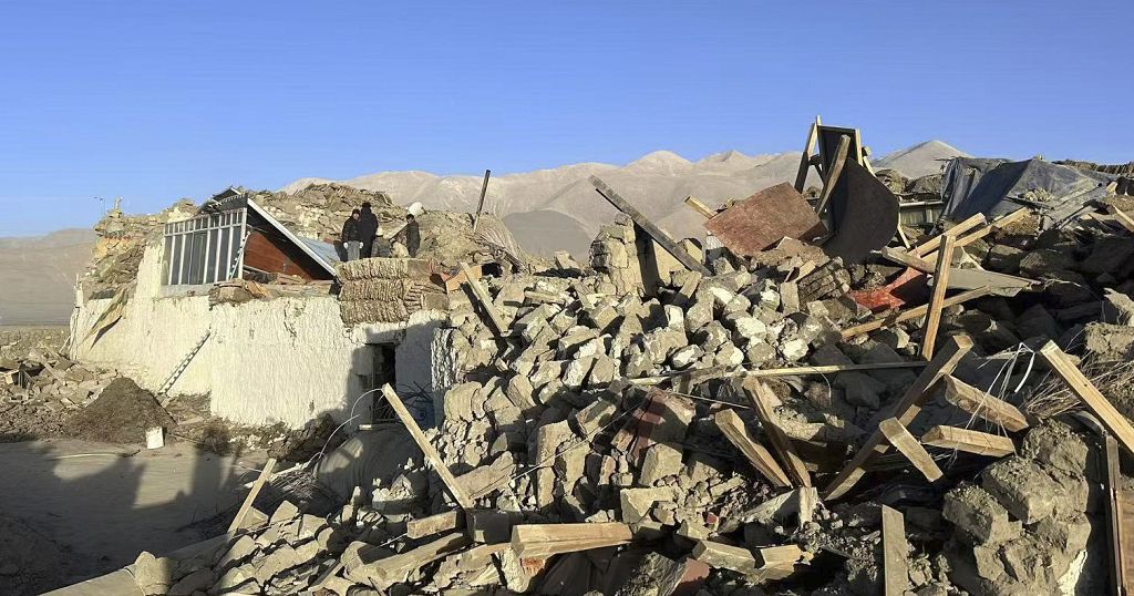 A magnitude 6.8 earthquake kills at least 95 people in Tibet