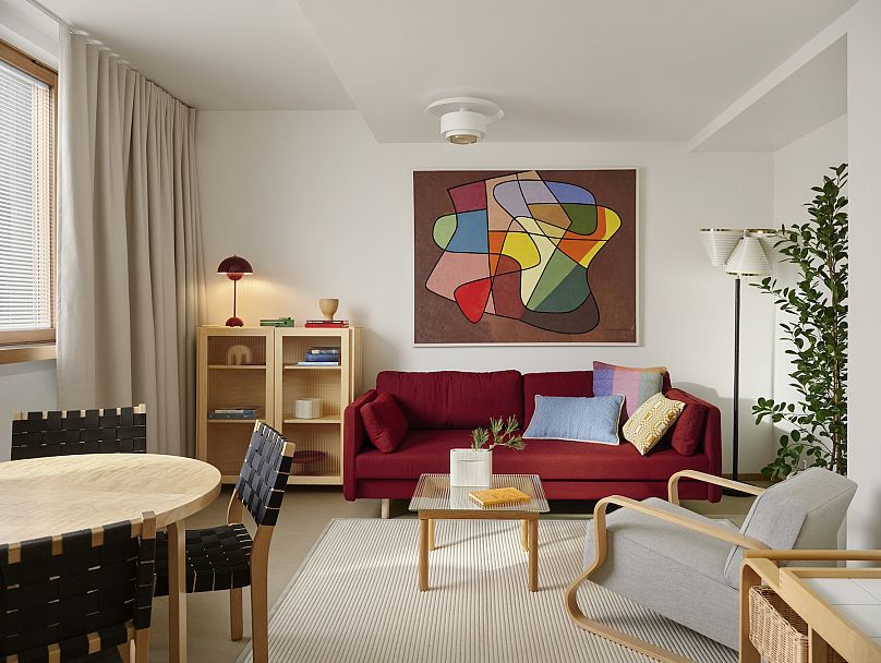 Previously used by Finlandia Hall staff, the apartments are now open to the public.