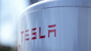 Tesla charger, Kennesaw, Georgia. 2 Feb 2024. 