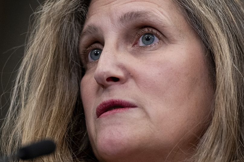 L'ex ministra delle Finanze Chrystia Freeland