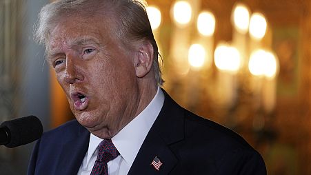 Trump äußerte sich während einer Pressekonferenz in seinem Privatclub Mar-a-Lago in Florida zu Grönland und dem Panamakanal.