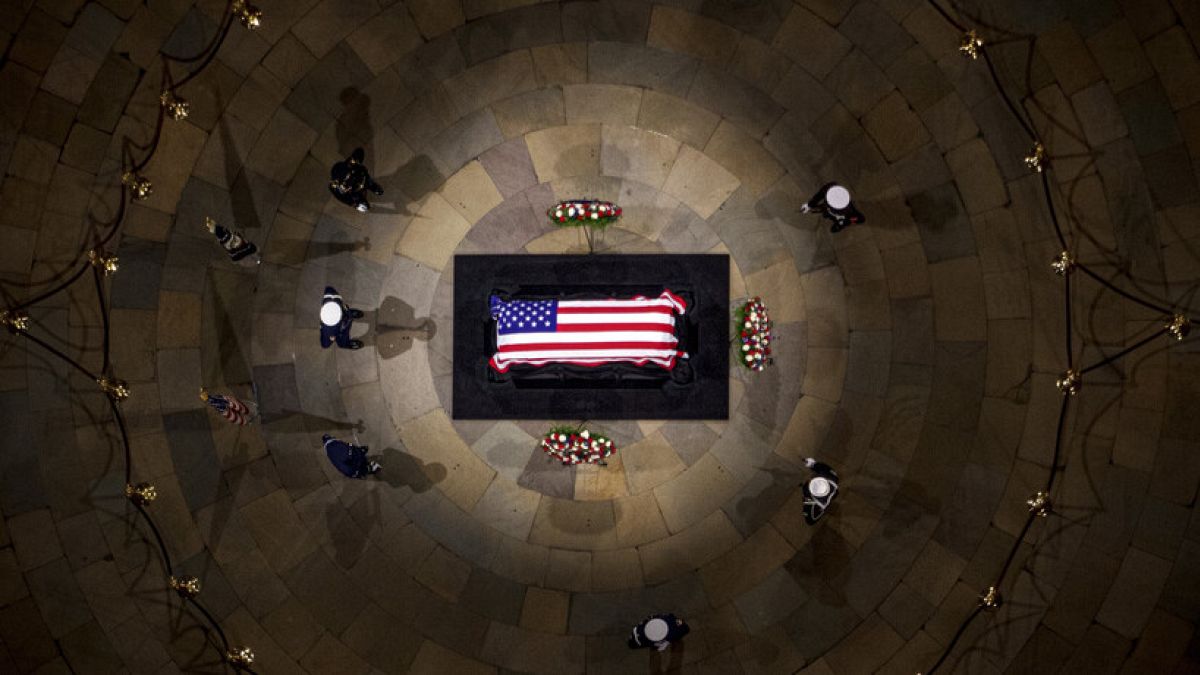 Late US President Jimmy Carter eulogised by Kamala Harris in bipartisan Capitol ceremony