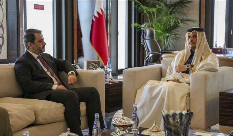 دیدار نخست‌وزیر قطر و وزیر خارجه سوریه