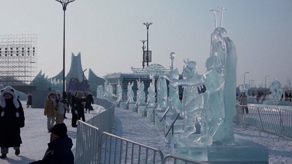 Chine : quand la glace et la neige deviennent de magnifiques sculptures éphémères