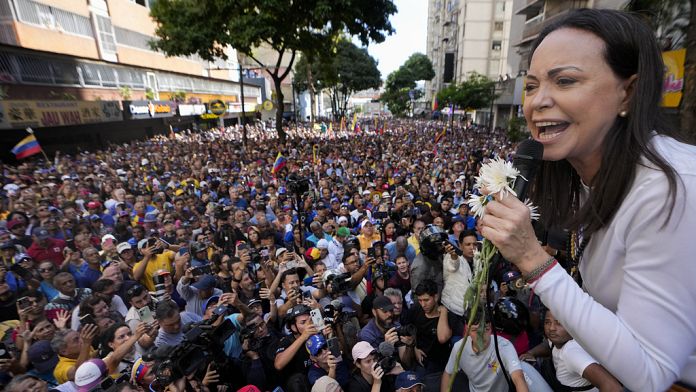 Venezuelan opposition leader Maria Corina Machado arrested after reappearance at protests