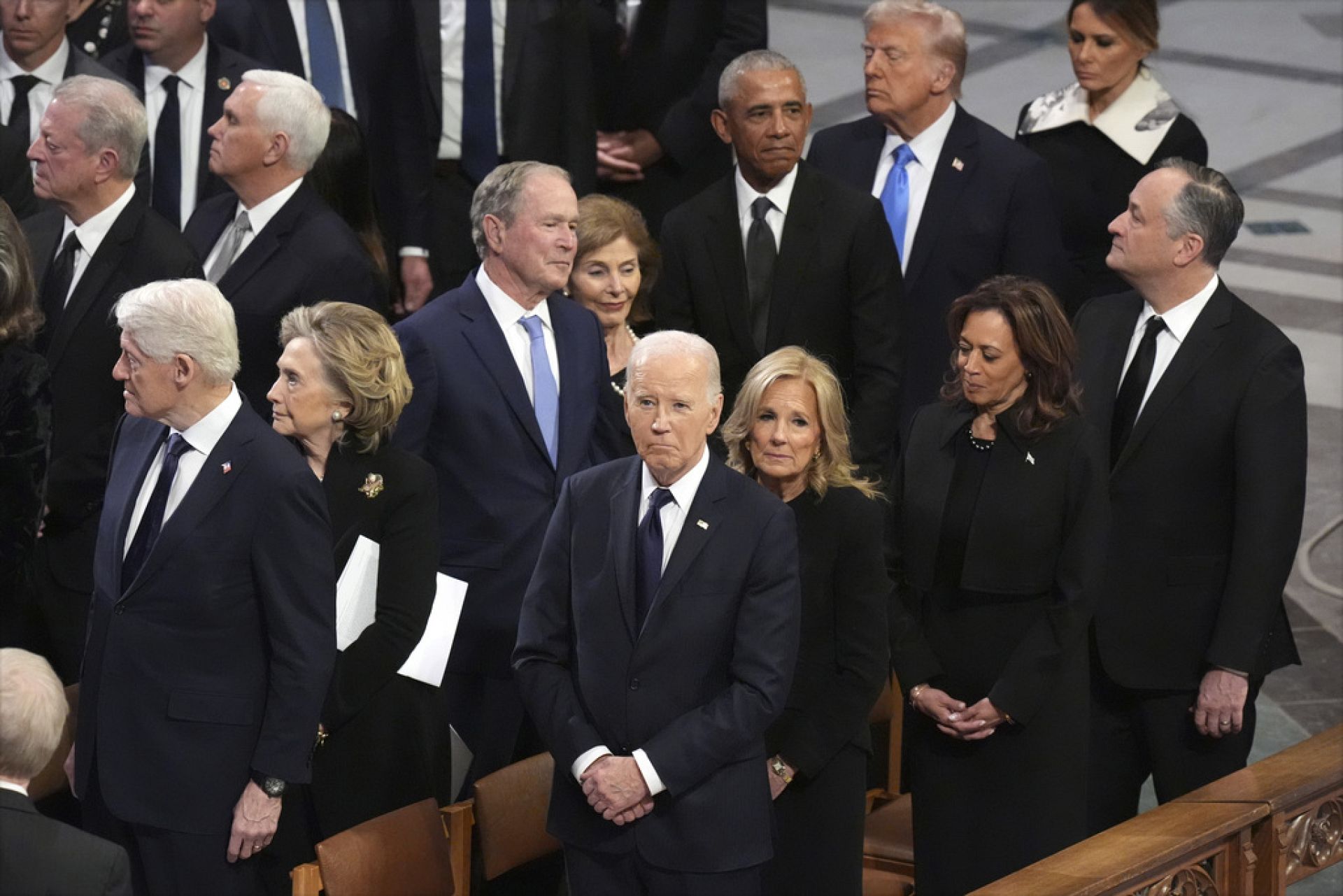 US President Joe Biden delivers eulogy at late president Jimmy Carter's