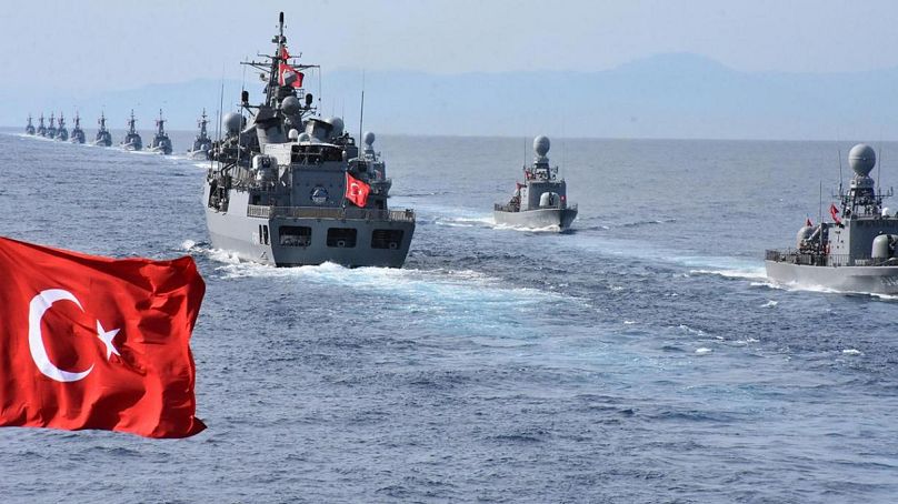 Török flottaegységek a Mavi Vatan hadműveletben
