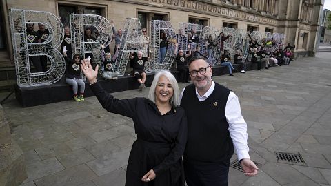 reative Director Shanaz Gulzar, and Executive Director Dan Bates at City Park in Bradford
