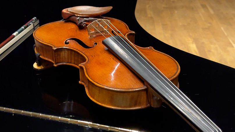 The instrument played by Prof. Janusz Wawrowski - Stradivarius Polonia