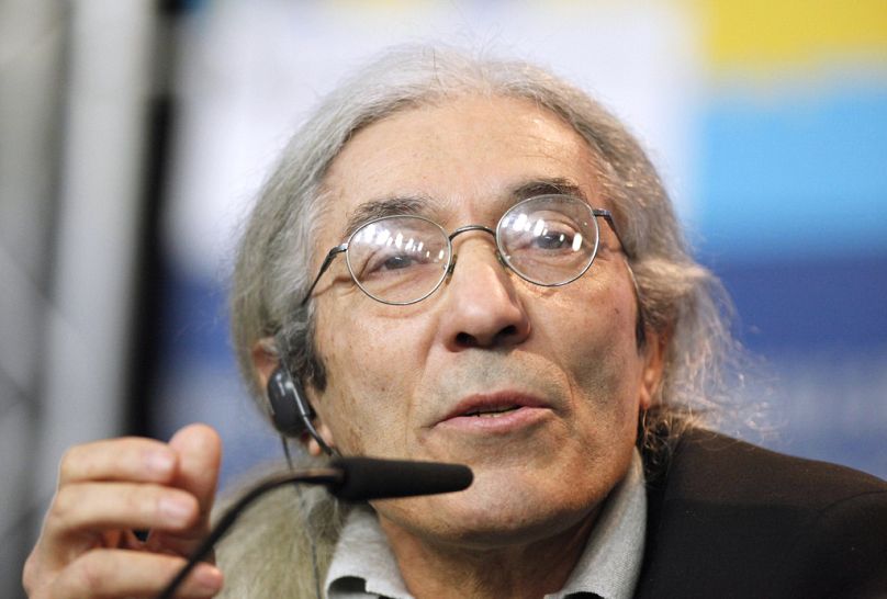 Der algerische Autor und Mitglied der Jury der 62. Internationalen Filmfestspiele Berlin, Boualem Sansal, auf einer Pressekonferenz in Berlin, 9. Februar 2012