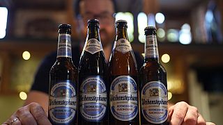 FILE - Beers in a bar, The Netherlands