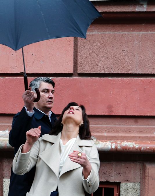 Zoran Milanović és felesége, Sanja Musić szavaztak a 2019-es választásokon
