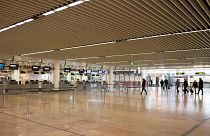 Zaventem airport in Brussels during a strike on Monday, Dec. 8, 2014.
