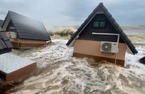 Huge waves, strong winds batter Thailand`s southern coastal province
