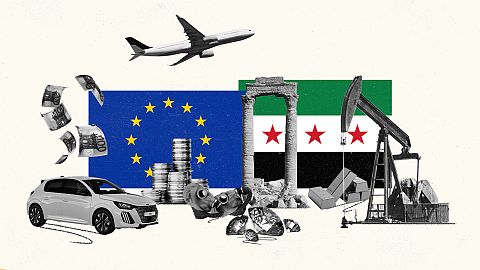 EU sanctions on Syria cover finance, energy, luxury goods, weapons, gold and diamonds, among other things.