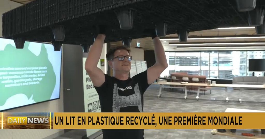 Un lit en plastique recyclé : une première mondiale venue d'Australie