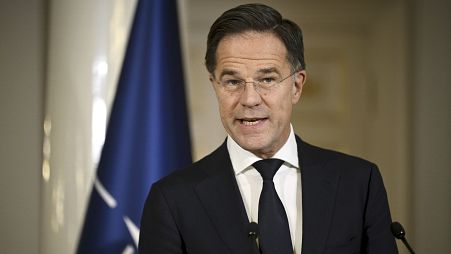 Il segretario generale della Nato Mark Rutte a Helsinki, in Finlandia