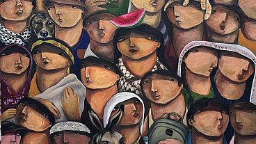 "Under Surveillance" by participating artist Hamada El Kept, 2024