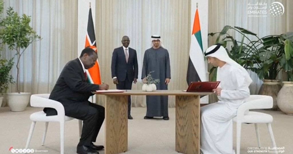 Le Kenya et les Émirats Arabes Unis signent un accord économique 