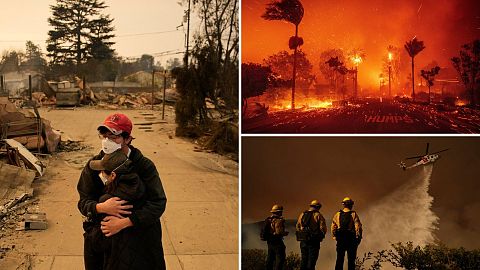 The eye behind the lens: AP photographers on pictures capturing horror and emotions of LA fires