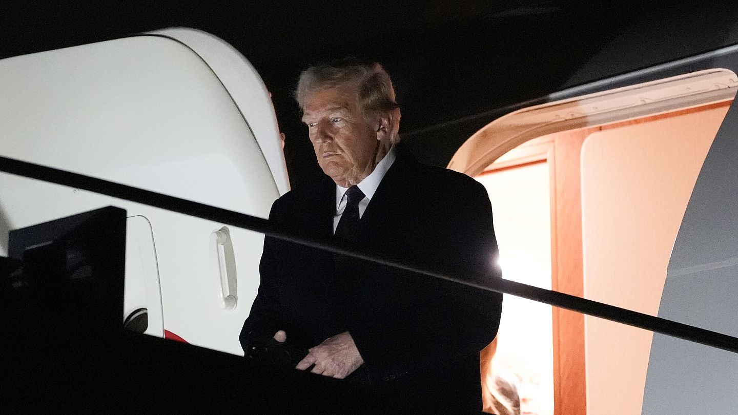 Trump arrives in DC as organisers scramble to move inauguration
