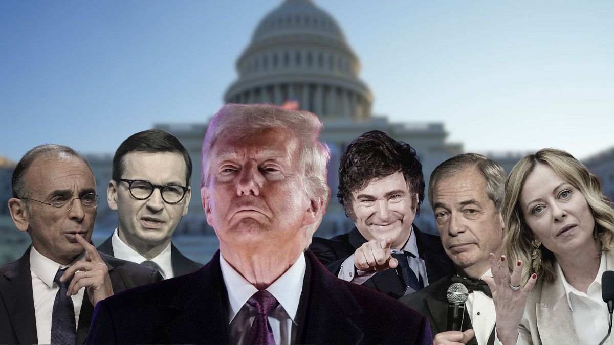 رهبران راستگرای افراطی در مراسم تحلیف ترامپ