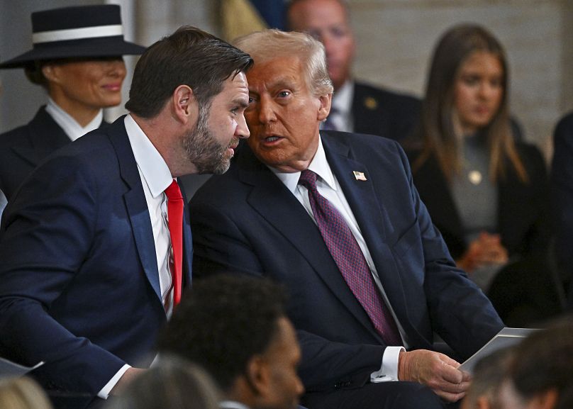 Trump y su vicepresidente JD Vance.