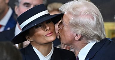 Melania Trump's hat: Behind the awkward inauguration kissing ...