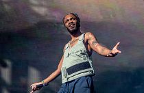 Jpegmafia performs at the Coachella Music & Arts Festival at the Empire Polo Club on Friday, April 12, 2019, in Indio, Calif.