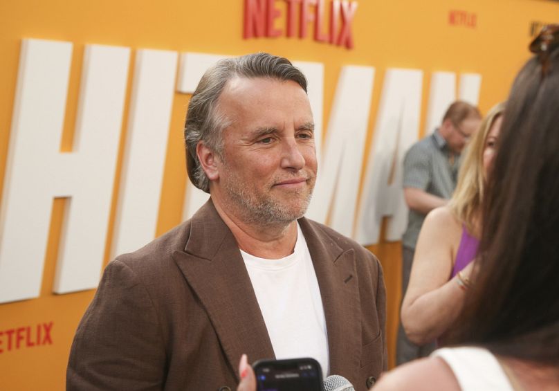 Le réalisateur Richard Linklater arrive à la première de « Hit Man » le 15 mai 2024