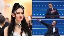 Musk ex-partner Grimes ‘happy to denounce Nazi-ism' following his controversial salute  