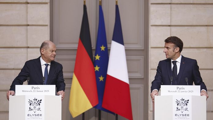 Macron e Scholz chiedono un'Unione europea unita di fronte alle minacce di dazi di Trump