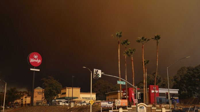 New fast-moving Hughes Fire breaks out north of Los Angeles triggering more evacuation orders