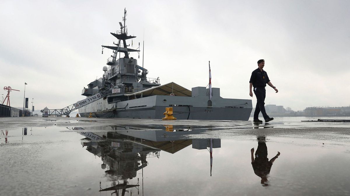 British Navy tracks Russian 'spy ship' after it enters UK waters for a second time