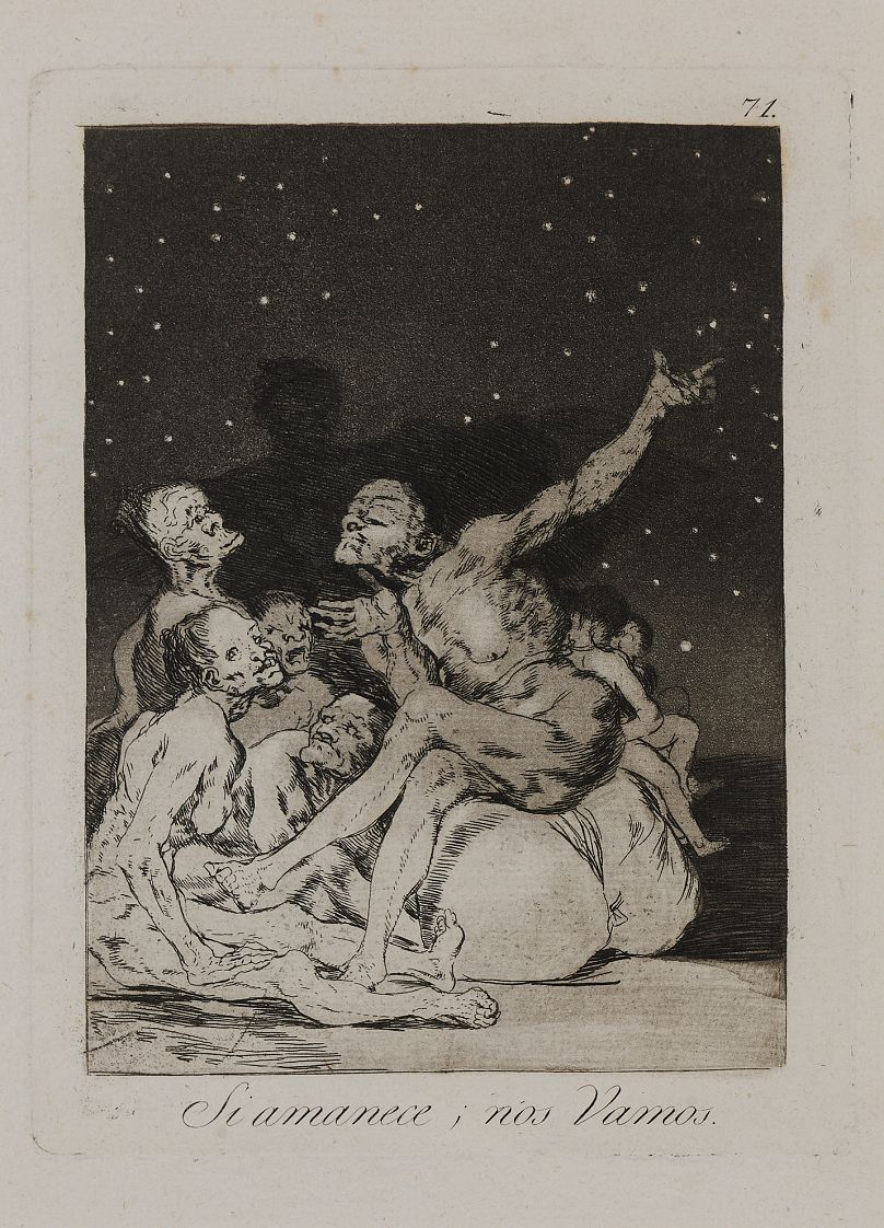     3. Francisco Goya y Lucientes (Φουεντετόδος 1746-Μπορντώ 1828) Όταν χαράξει, φεύγουμε