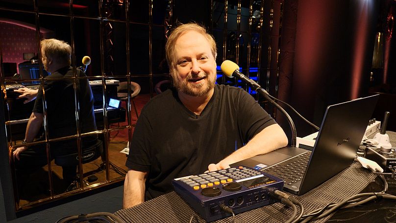 Barry Colson at ‘Barry’s Piano Bar’, Davos, January 2025