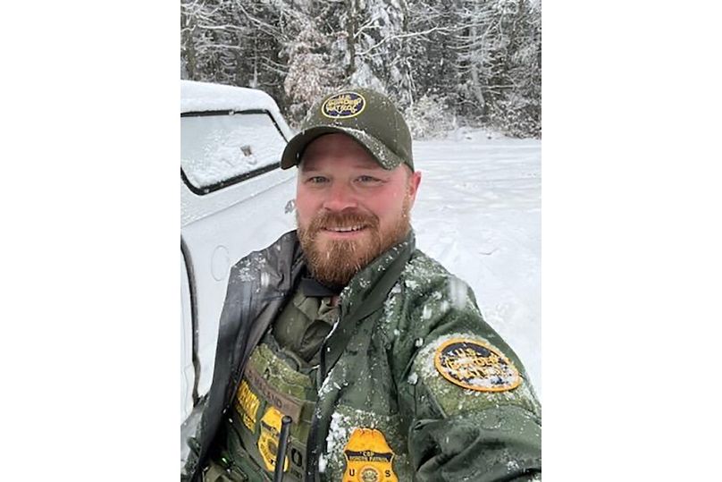 This undated image courtesy of Joan Maland shows U.S. Border Patrol agent David Maland, who was killed Monday, Jan. 20, 2025