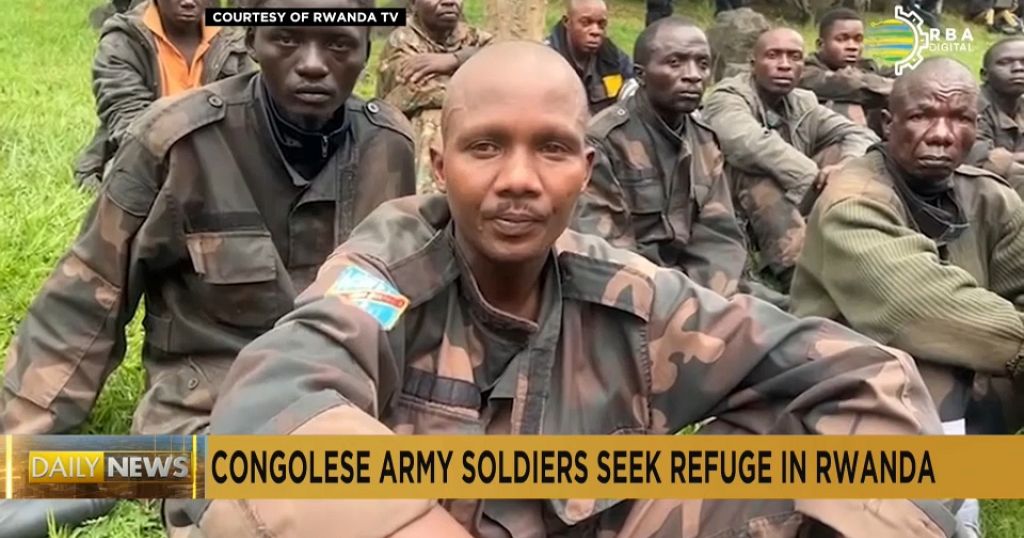 Congolese soldiers flee to Rwanda as M23 Rebels capture Goma