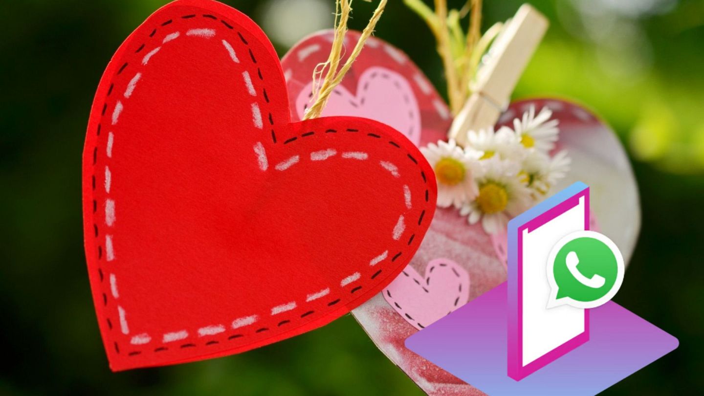 Los 42 mejores mensajes y más originales para felicitar a tu amor en San  Valentín por WhatsApp | Euronews, image size:1440x810